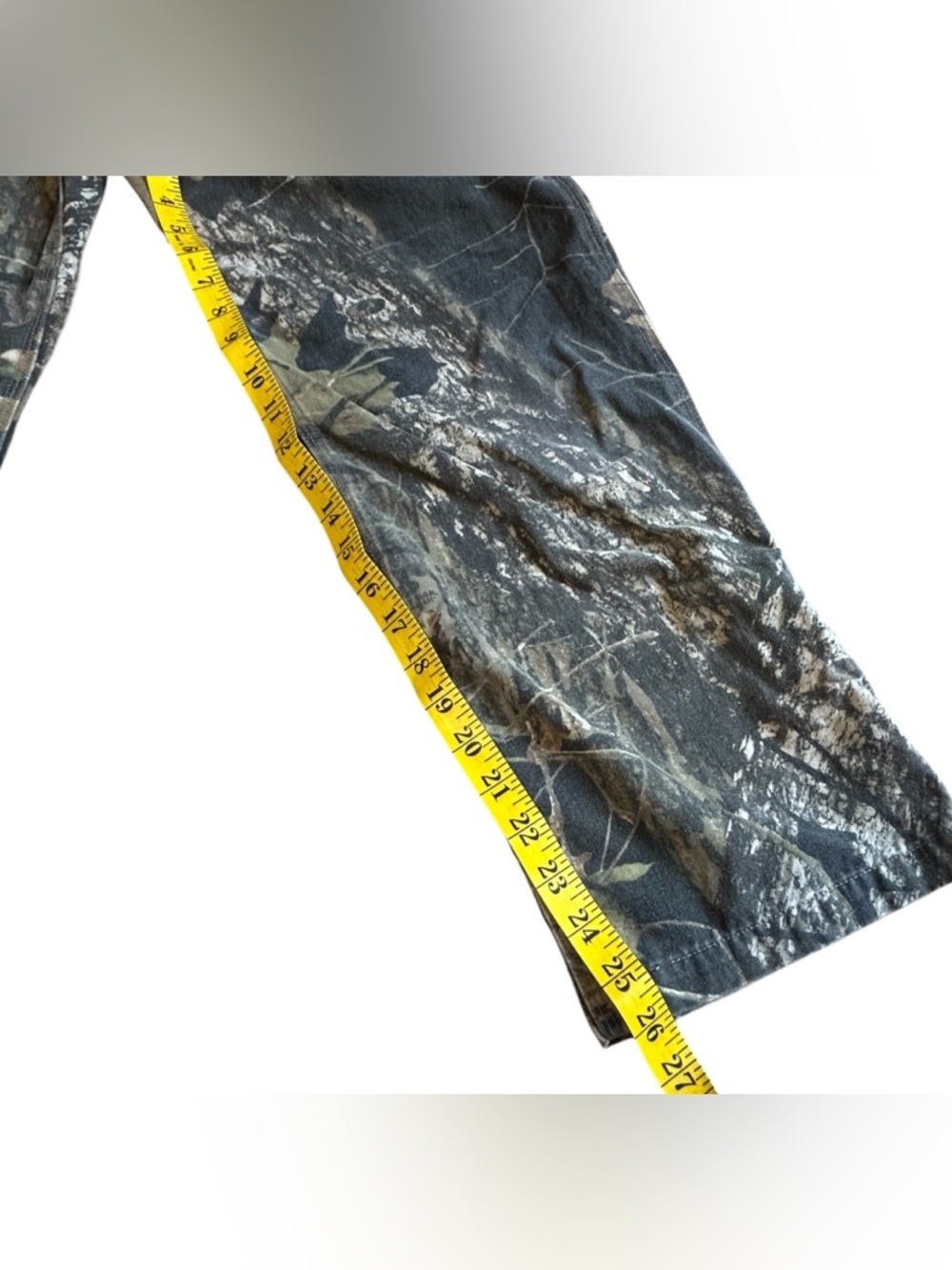 Vintage Mossy Oak Camo Bib Overalls Youth L Hunting Outdoor - Picture 7 of 12